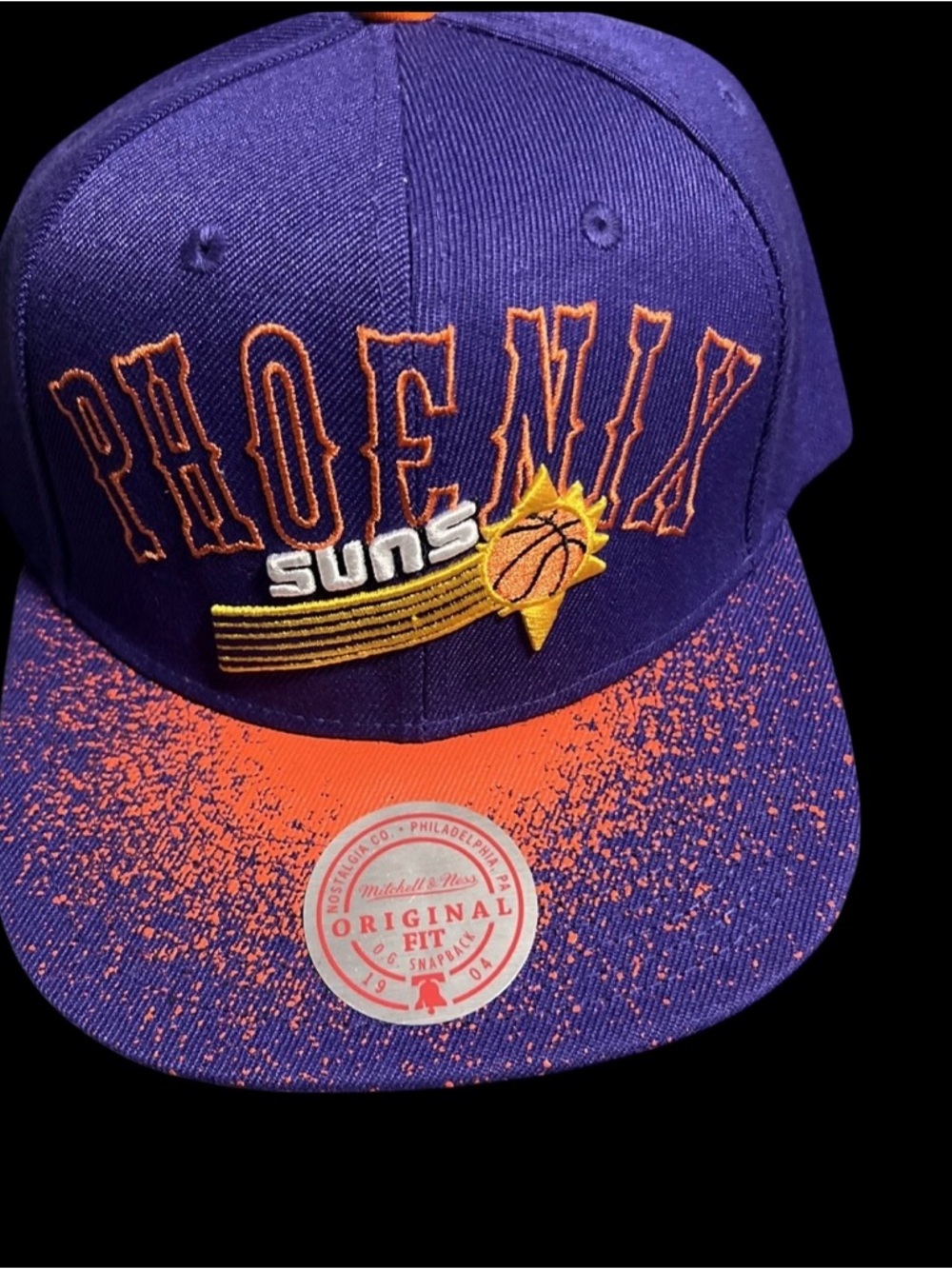 New Phoenix Suns Purple & Orange Snapback Hat